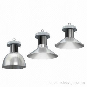 100W LED High Bay Light with Die-casting Aluminum Alloy, Glass Lens and Bridgelux Chips